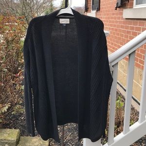 Black cardigan
